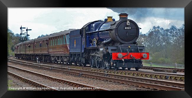 GWR King Class No 6023 King Edward II Framed Print by William Kempster