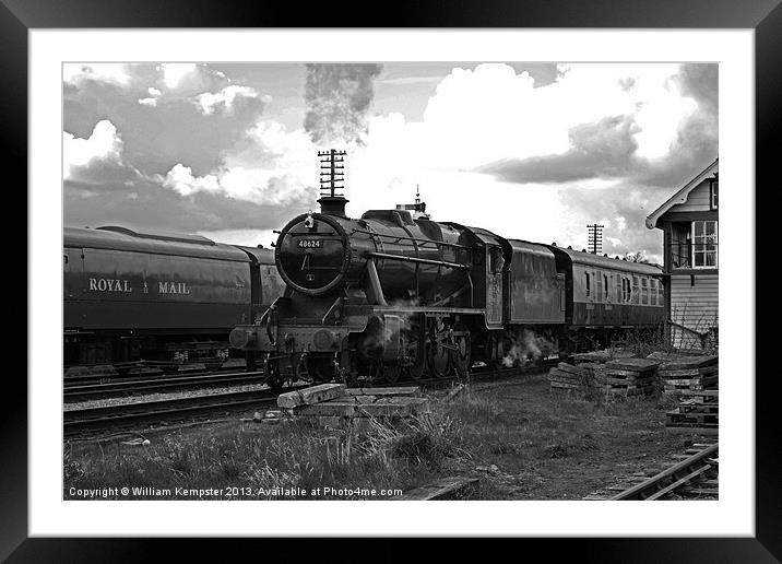 Southern Built 8F No 48624 Framed Mounted Print by William Kempster