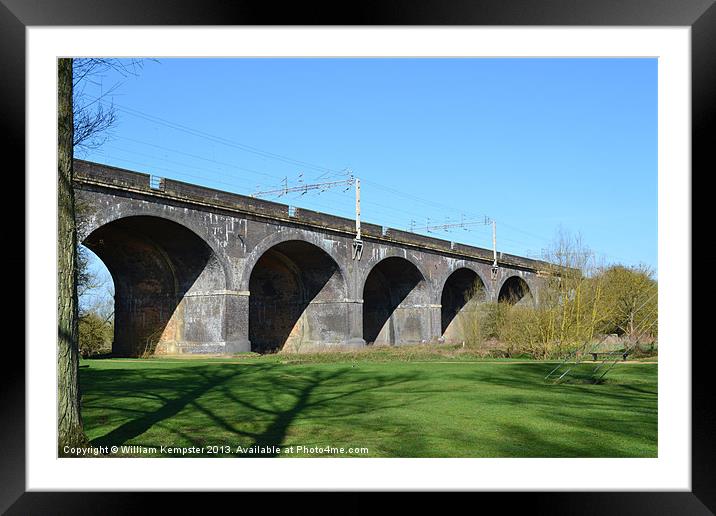Wolverton Viaduct Framed Mounted Print by William Kempster
