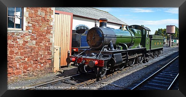 GWR Mogul class No 9351 Framed Print by William Kempster