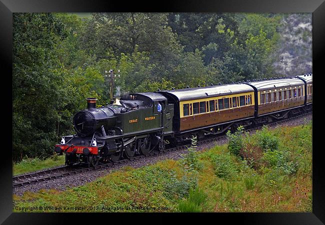 Severn Valley Railway GWR 51XX Class Framed Print by William Kempster