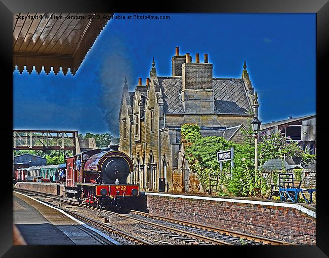 Wansford Station Nene Valley Railway Framed Print by William Kempster