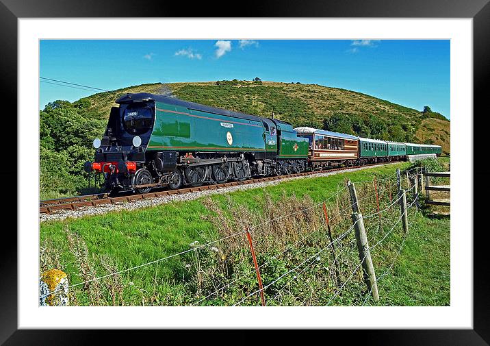 Bullied Light Pacific 34070 Manston Framed Mounted Print by William Kempster