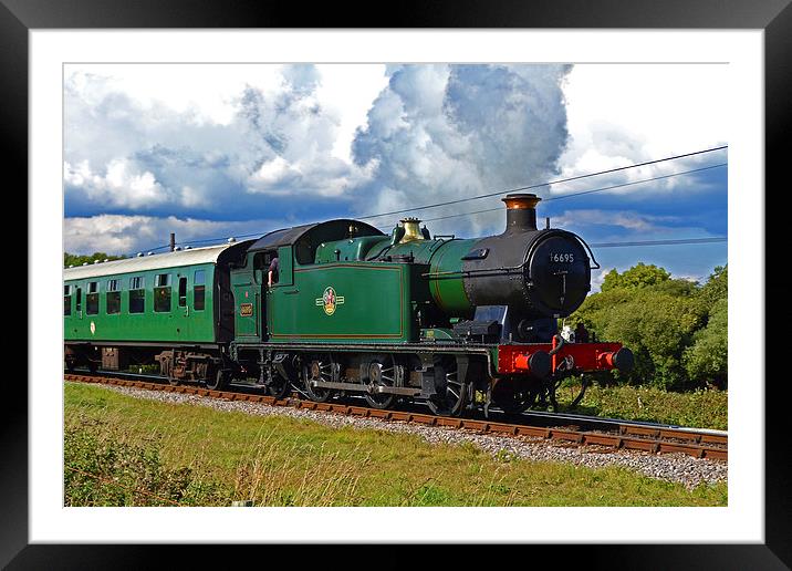 GWR Class 56XX No.6695 Framed Mounted Print by William Kempster