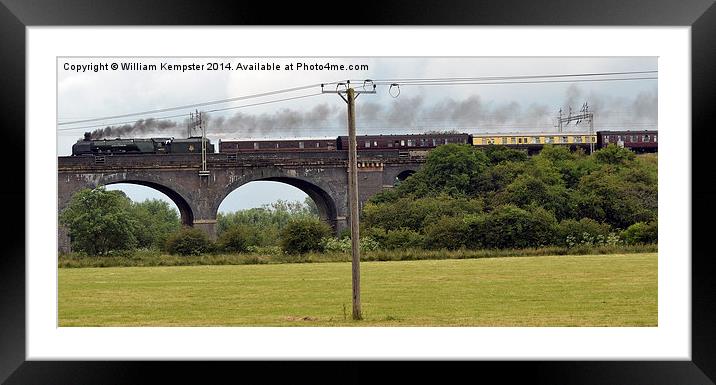 The Midlander LMS Duchess Of Sutherland  Framed Mounted Print by William Kempster