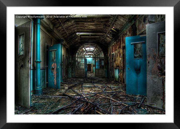 :Electric Corridor: Framed Mounted Print by bullymeister 