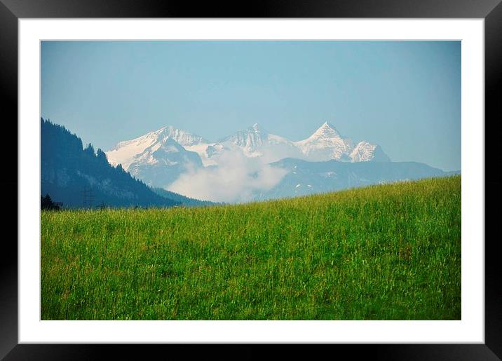 Jungfrau Beauty Framed Mounted Print by