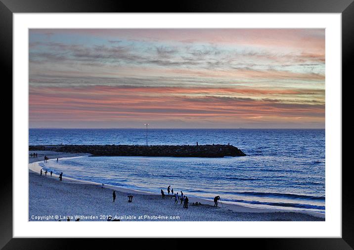 Cottesloe Sunset Framed Mounted Print by Laura Witherden