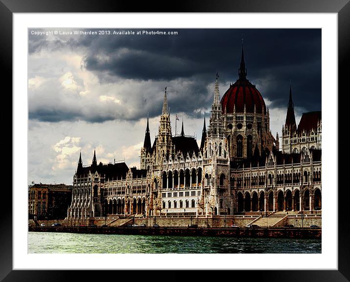 Banks of the Danube Framed Mounted Print by Laura Witherden