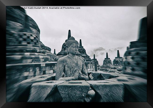  Borobudur in my mind Framed Print by Abdul Kadir Audah