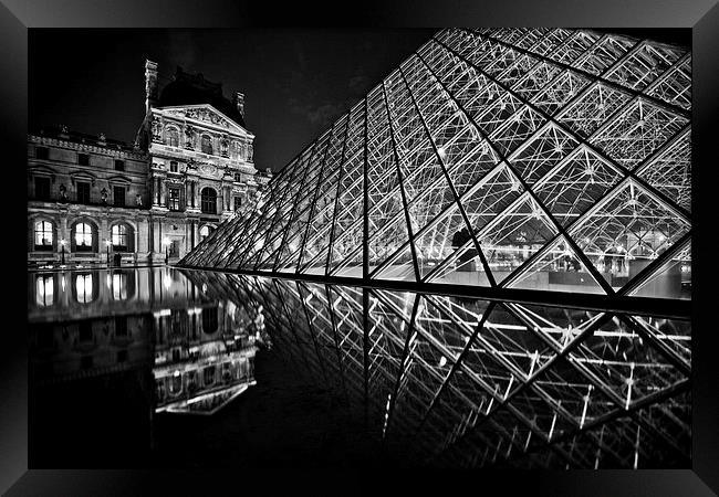 Musée du Louvre Framed Print by Malcolm Smith