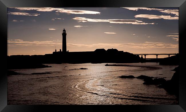 Summer evening by the coast Framed Print by Malcolm Smith