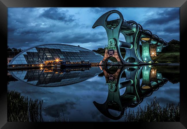 The wheel at dusk Framed Print by Malcolm Smith