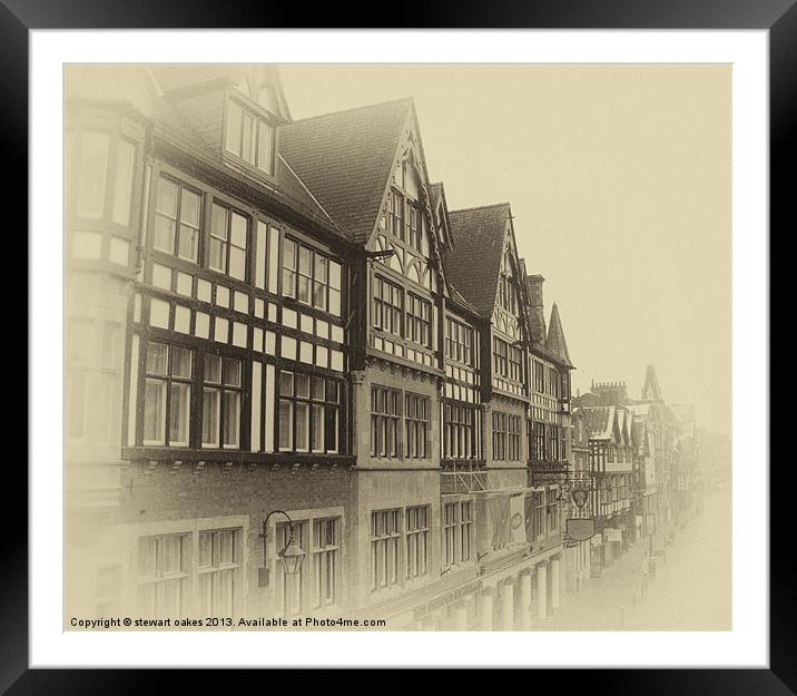 Chester collection - vintage chester 2 Framed Mounted Print by stewart oakes