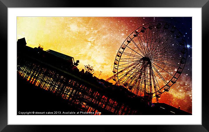 lovin the seaside 7 Framed Mounted Print by stewart oakes