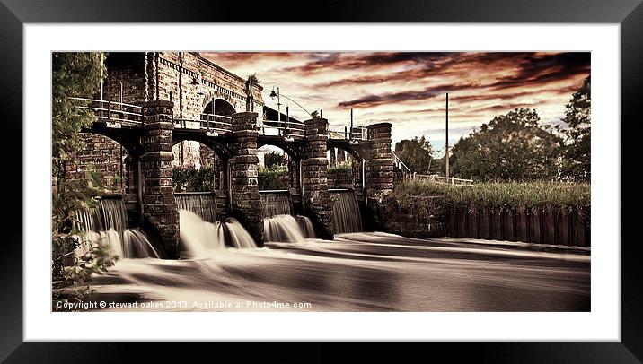 Hometown collection 2 Northwich Framed Mounted Print by stewart oakes