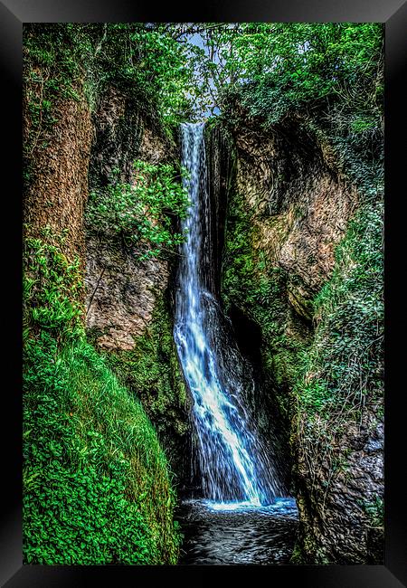 Dyserth Waterfall Framed Print by stewart oakes