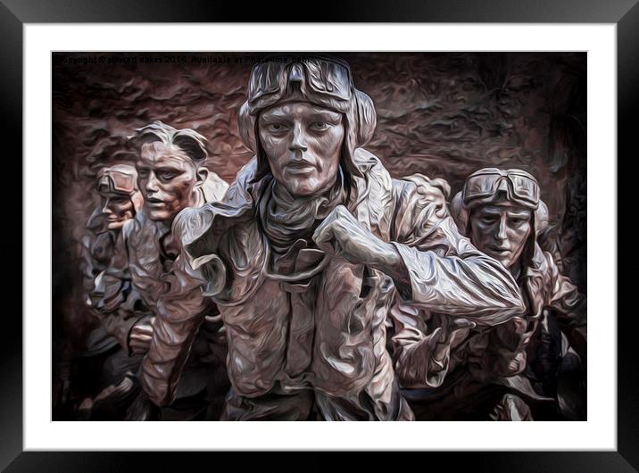 Get to the planes boys Framed Mounted Print by stewart oakes