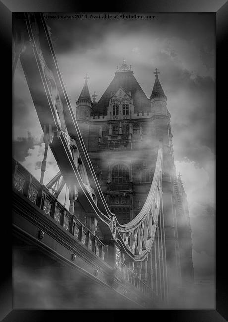 Tower Bridge 1894 London Framed Print by stewart oakes