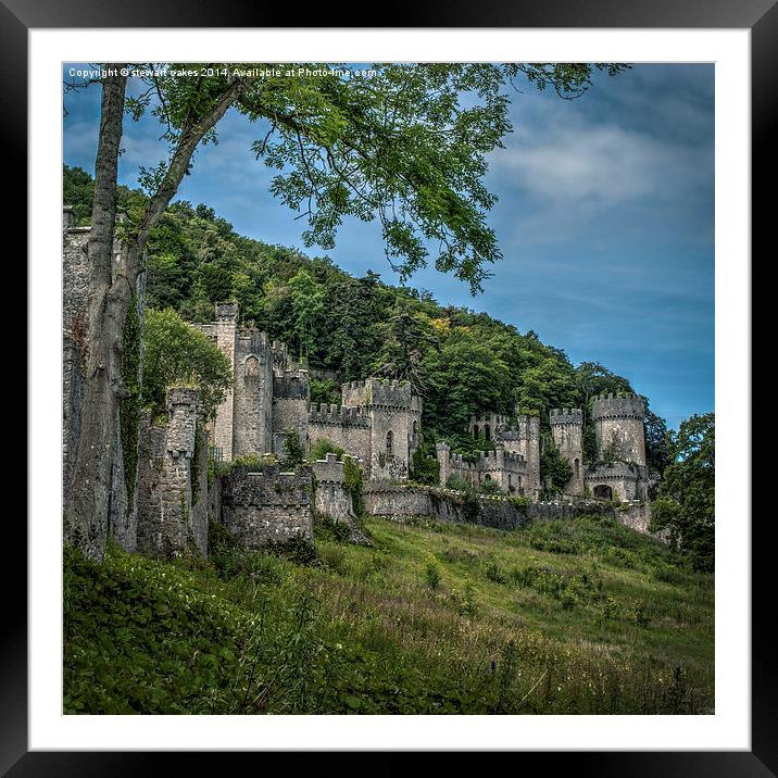 Gwrych Castle Collection 9 Framed Mounted Print by stewart oakes