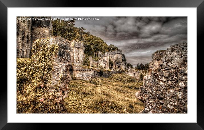 Gwrych Castle Collection 10 Framed Mounted Print by stewart oakes