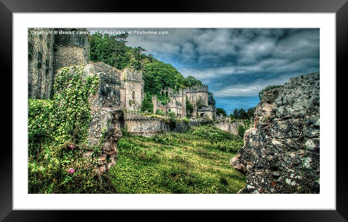 Gwrych Castle Collection 11 Framed Mounted Print by stewart oakes