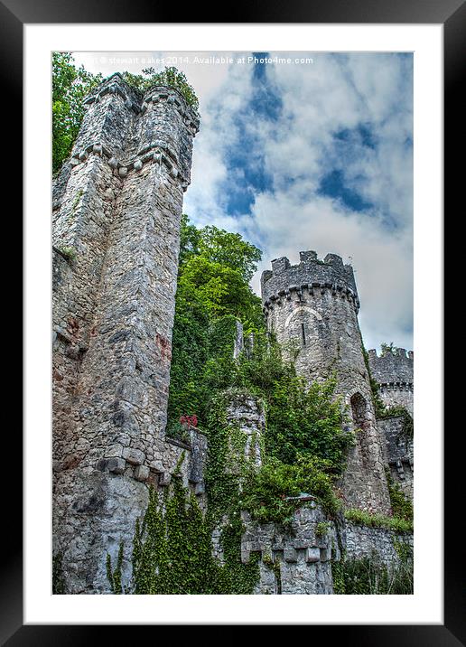 Gwrych Castle Collection 18 Framed Mounted Print by stewart oakes
