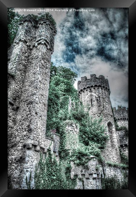 Gwrych Castle Collection 19 Framed Print by stewart oakes