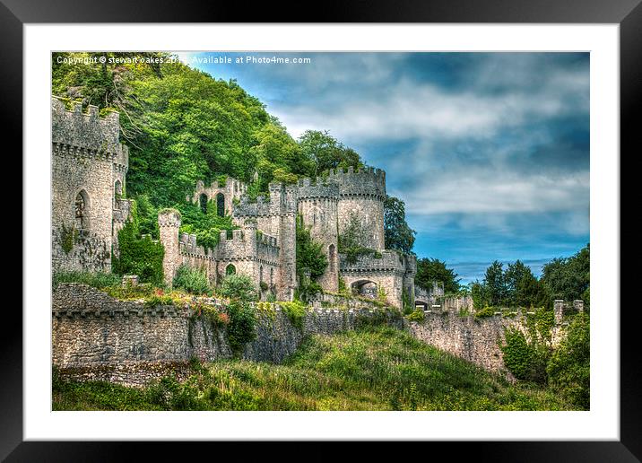 Gwrych Castle Collection 32 Framed Mounted Print by stewart oakes