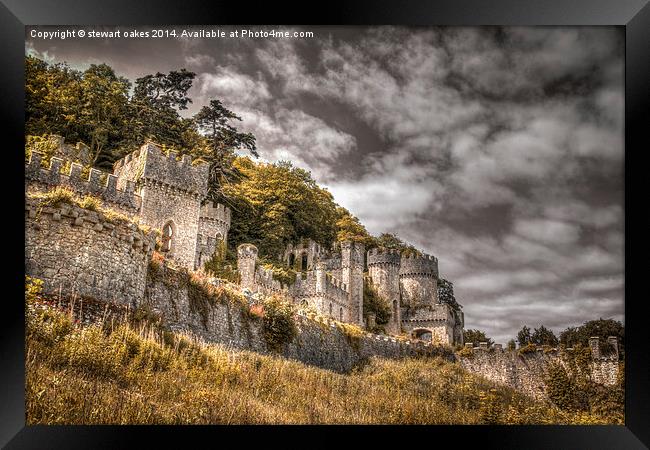 Gwrych Castle Collection 34 Framed Print by stewart oakes