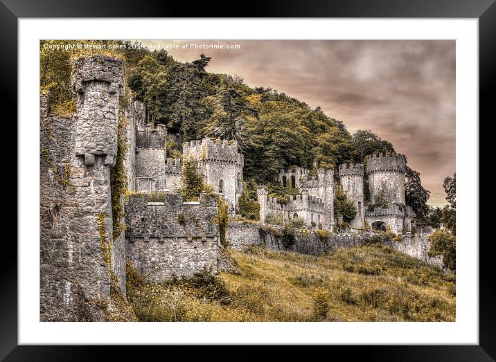 Gwrych Castle Collection 40 Framed Mounted Print by stewart oakes