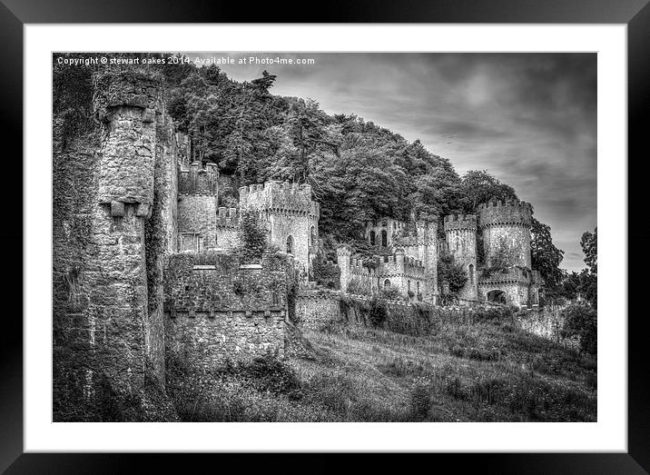 Gwrych Castle Collection 41 Framed Mounted Print by stewart oakes