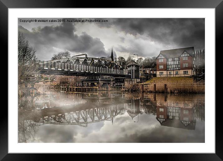  Cheshire Life - Sunny Northwich  Framed Mounted Print by stewart oakes
