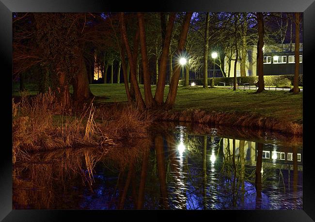 Reflection Framed Print by Richard Rice