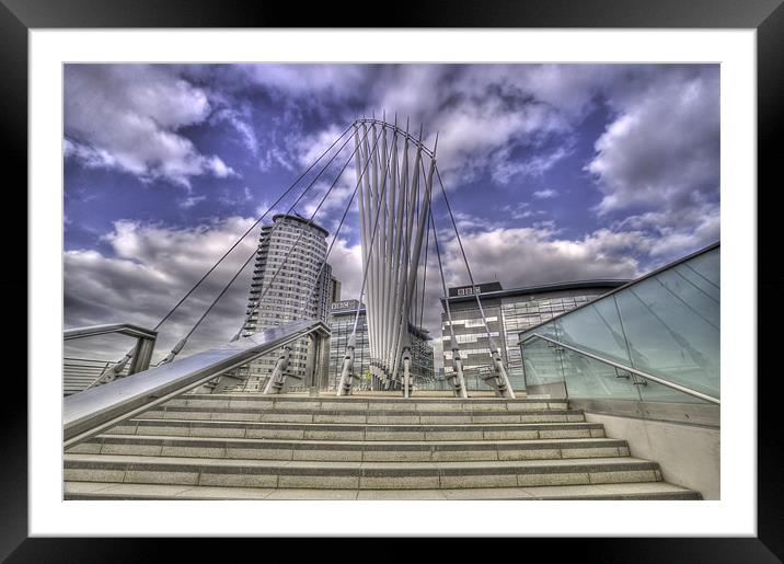 MEDIA CITY Framed Mounted Print by Shaun Dickinson