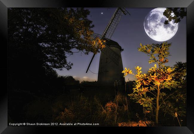 BY THE LIGHT OF THE SILVERY MOON Framed Print by Shaun Dickinson