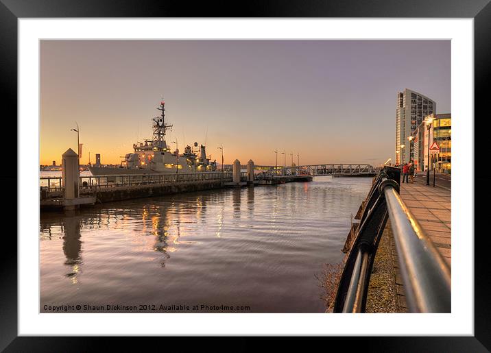 IRISH NAVY SHIP P31 L.E.EITHNE Framed Mounted Print by Shaun Dickinson