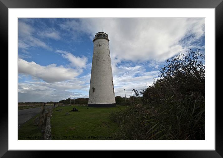 Leasowe Lighthouse Framed Mounted Print by Shaun Dickinson