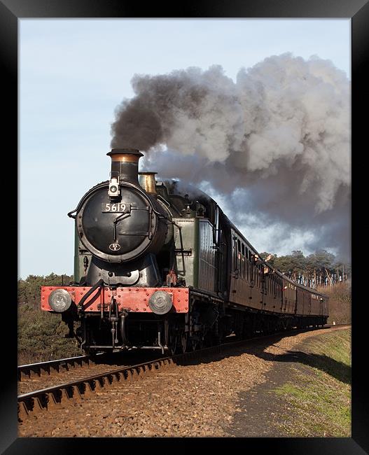 5619 on the NNR Framed Print by Howie Marsh