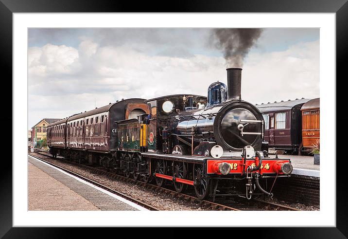  The Next Train Departing Framed Mounted Print by Howie Marsh