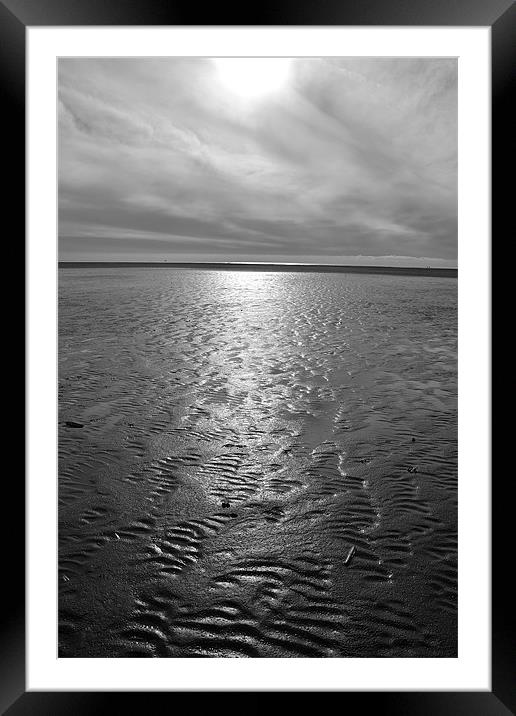 The Beach Framed Mounted Print by Andrew Rotherham