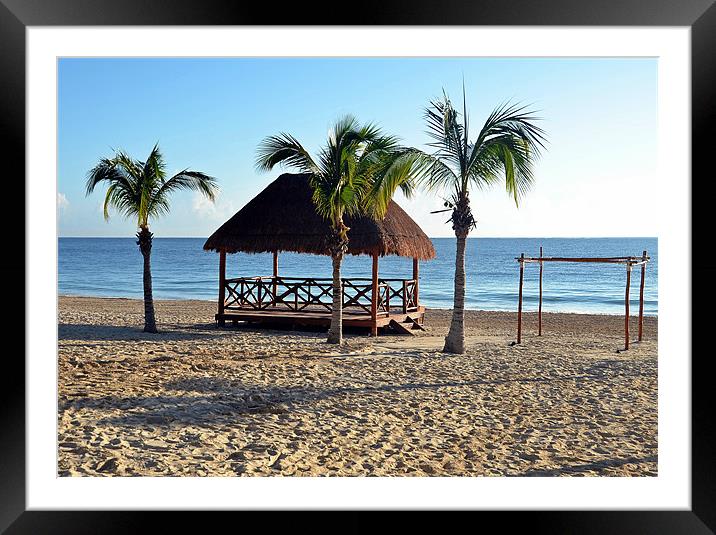 Cancun Morning Framed Mounted Print by Andrew Rotherham