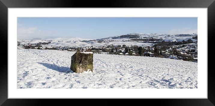 Snow on the hills Framed Mounted Print by Andrew Rotherham