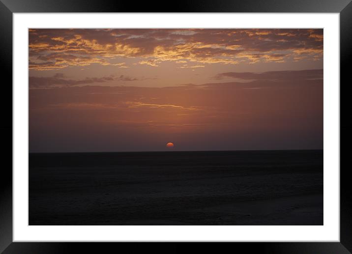 sun rise Framed Mounted Print by sean cragg