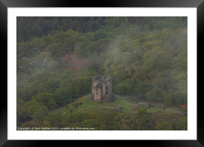 Dolbadarn Castle Framed Mounted Print by Paul Madden