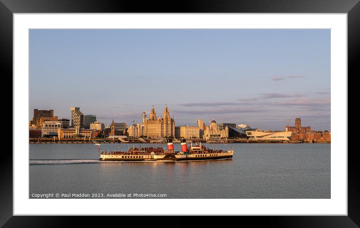 The Waverley in Liverpool Framed Mounted Print by Paul Madden