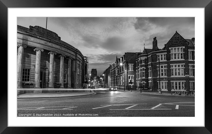 Hope Street Liverpool Framed Mounted Print by Paul Madden
