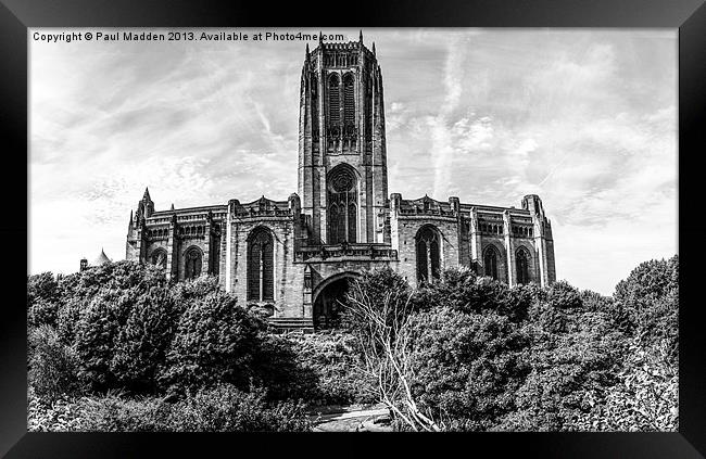 Liverpool Anglican Cathedral Framed Print by Paul Madden