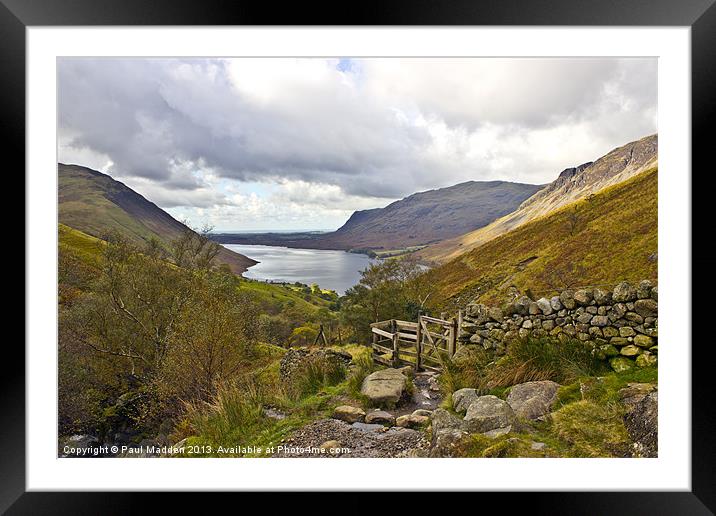 Wastwater - Lake District, Cumbria Framed Mounted Print by Paul Madden