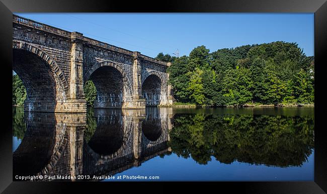 River Lune Aqueduct Framed Print by Paul Madden